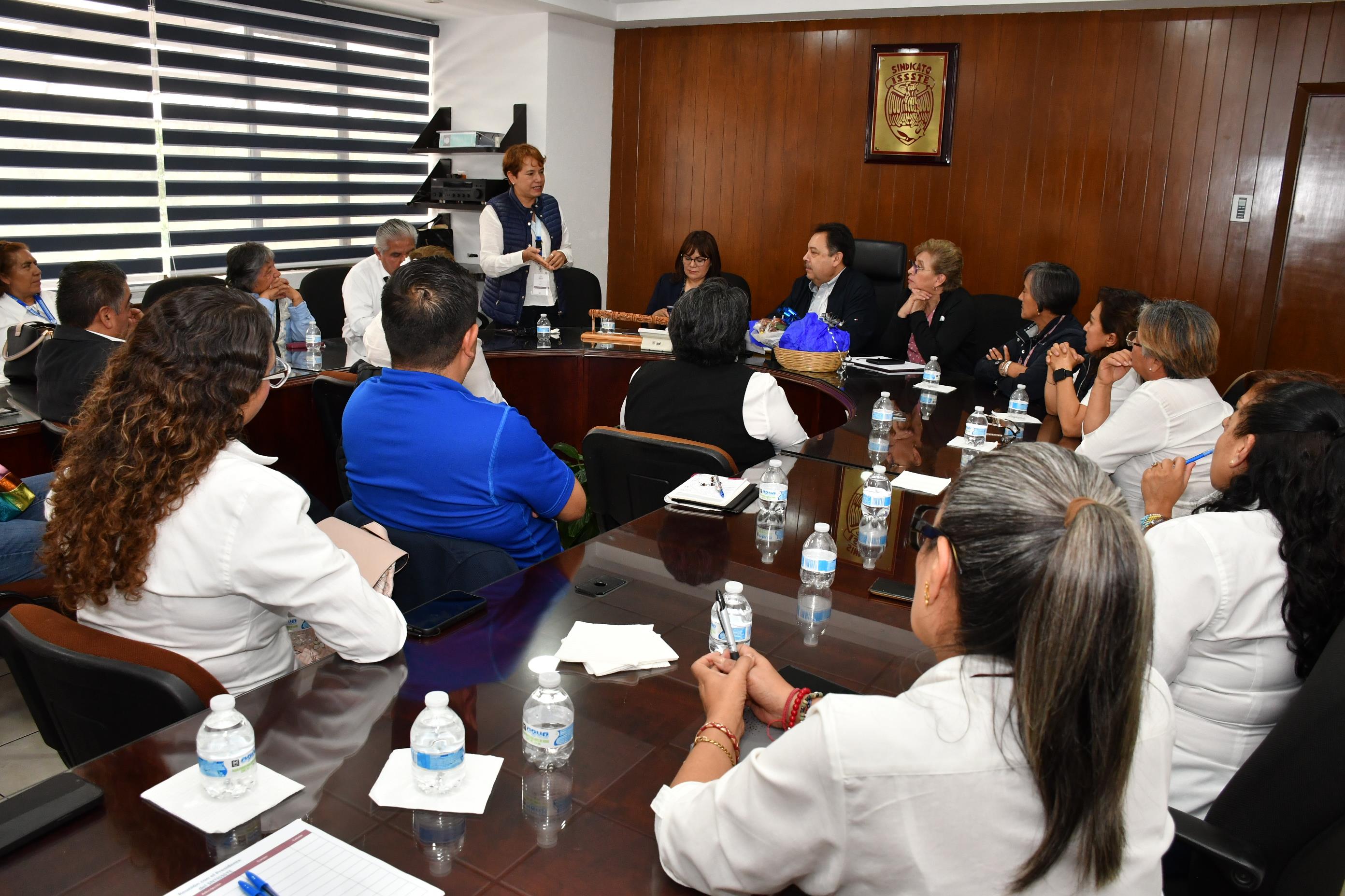 Audiencia con compañeros del estado de Tlaxcala